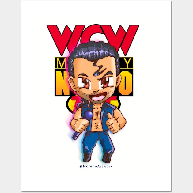 Chibi Scott Hall tribute (debut ver.) Wall Art by MorenoArtwork